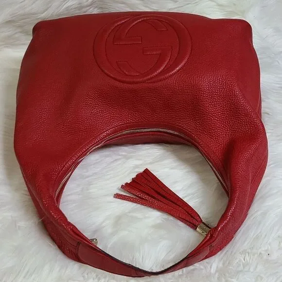 💯 Authentic  Gucci Soho Shoulder Bag 🍀 - Picture 14 of 16